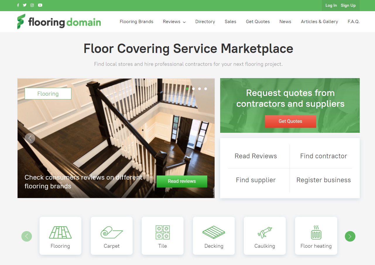 flooring domain marketplace